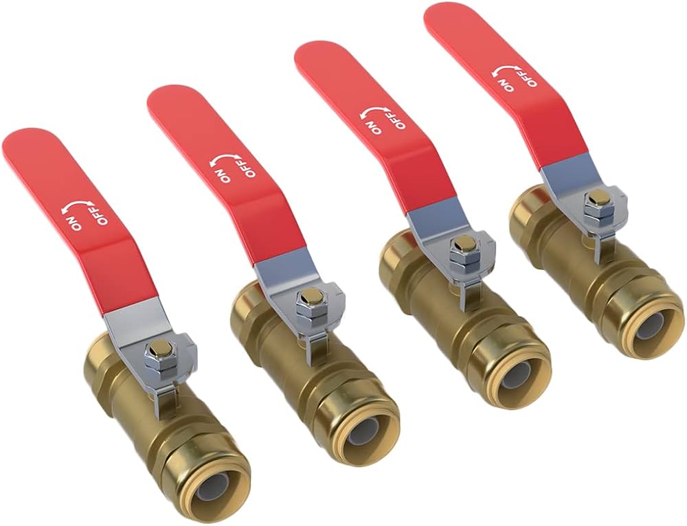 Copper and Brass Plumbing Valve